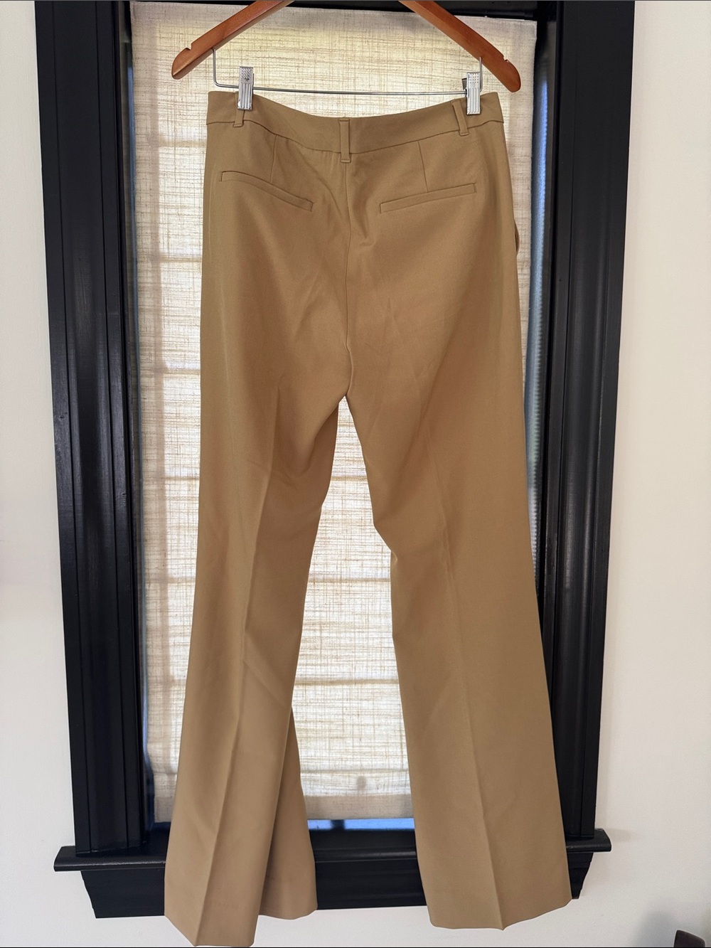 BANANA REPUBLIC Bootcut High-Rise Sculpted Camel Trouser Size 8 - Picture 7 of 8